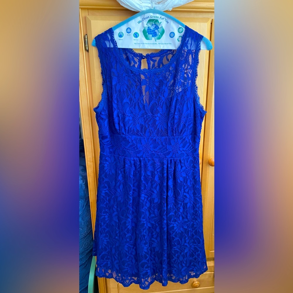 DressBarn lace graduation dress